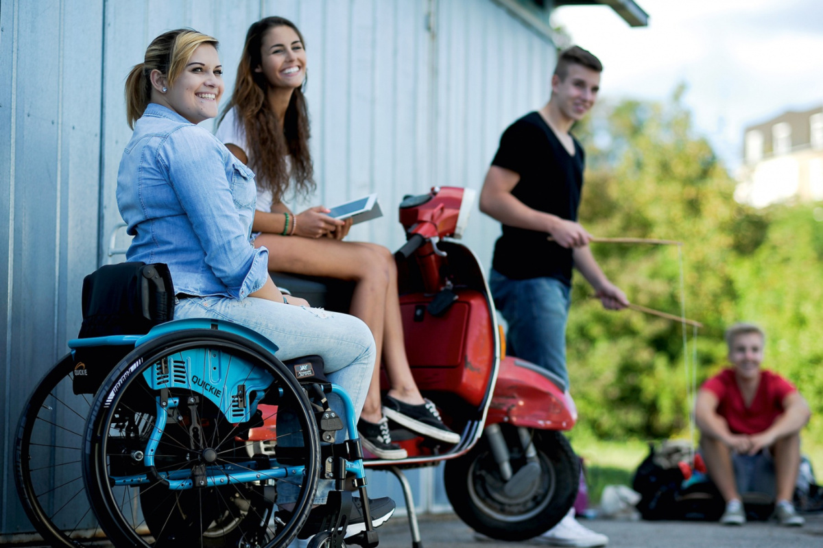 Wózek inwalidzki aluminiowy manualny QUICKIE Life RT