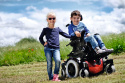 wózek elektryczny dziecięcy z napędem na środkowe koła ZIPPIE Salsa M²